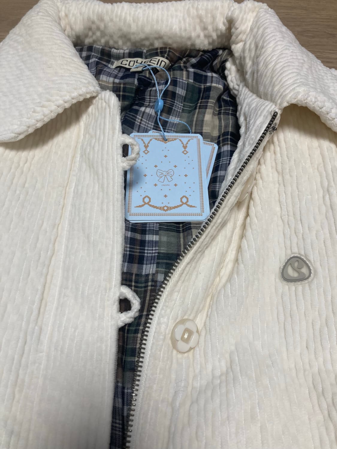 코이세이오 봄버 아이보리 새상품 상품이미지3