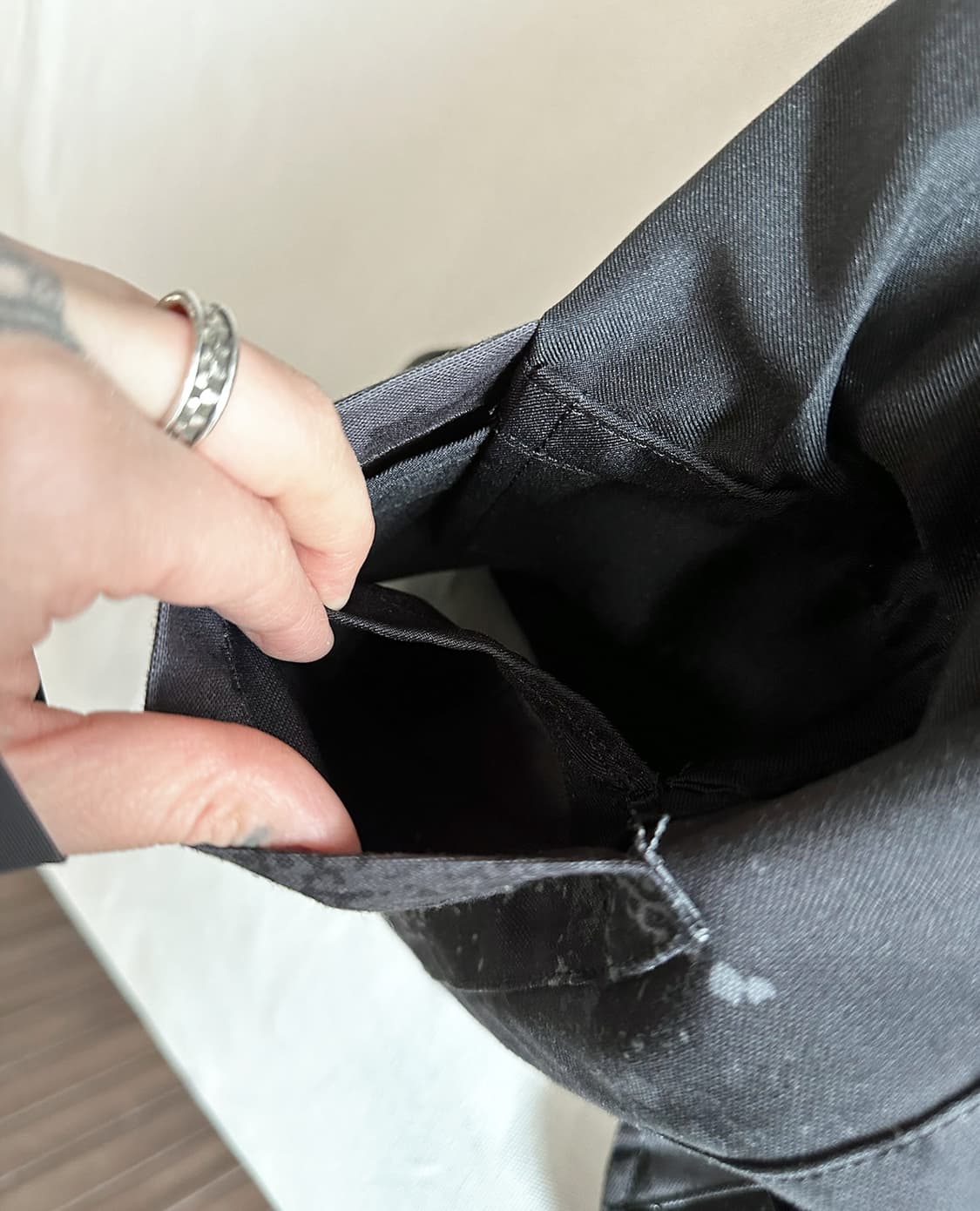 COMME DES GARCONS black paint jacket 상품이미지9