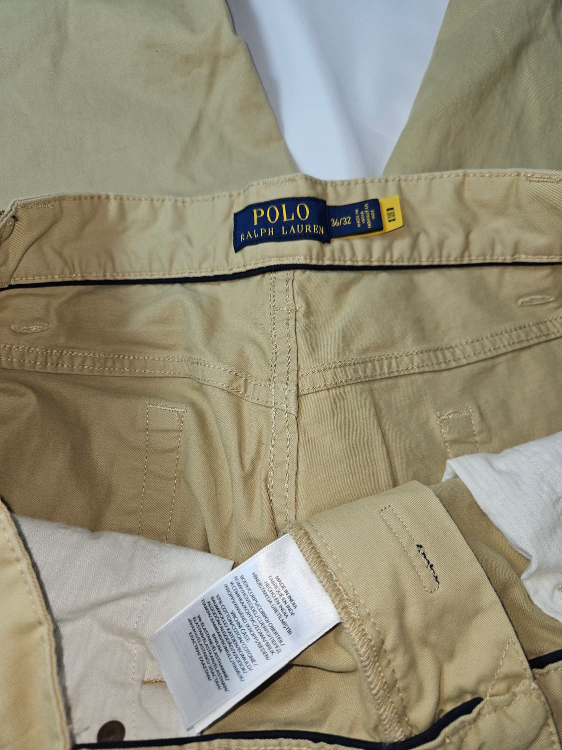 폴로 랄프로렌 신형 치노팬츠 슬랙스 패치 QR코드 정품 36 상품이미지4