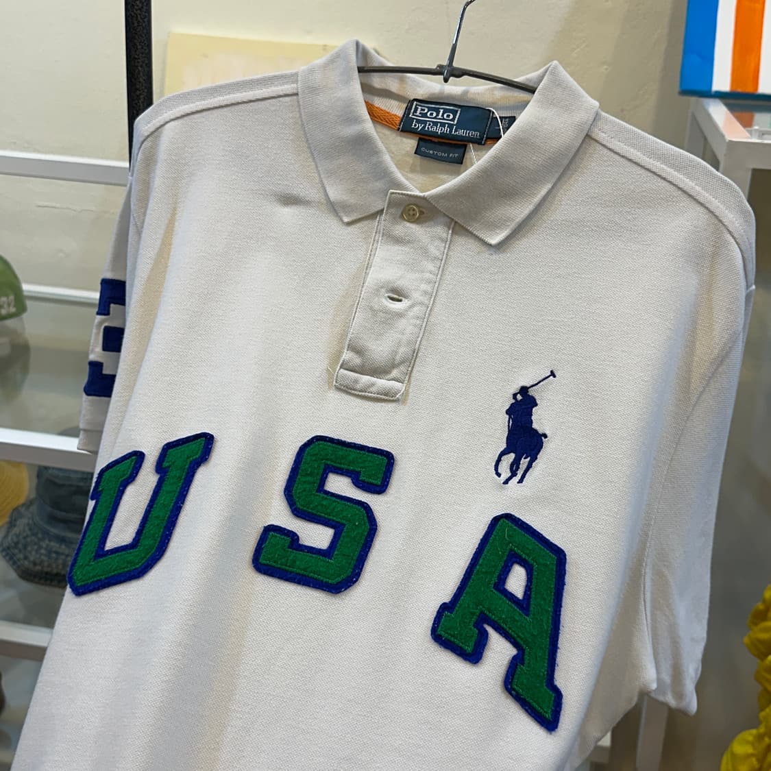 폴로 랄프로렌 USA 빅포니 반팔 카라티셔츠 L 상품이미지2
