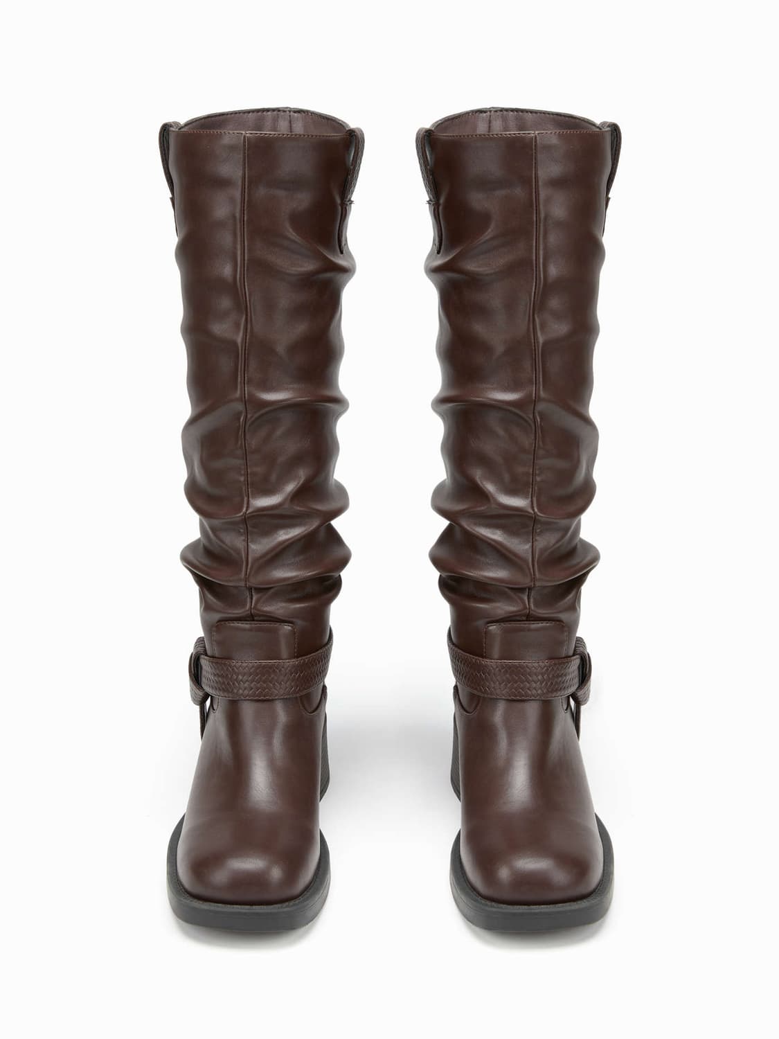 CIDER 하이 부츠 브라운 상품이미지5