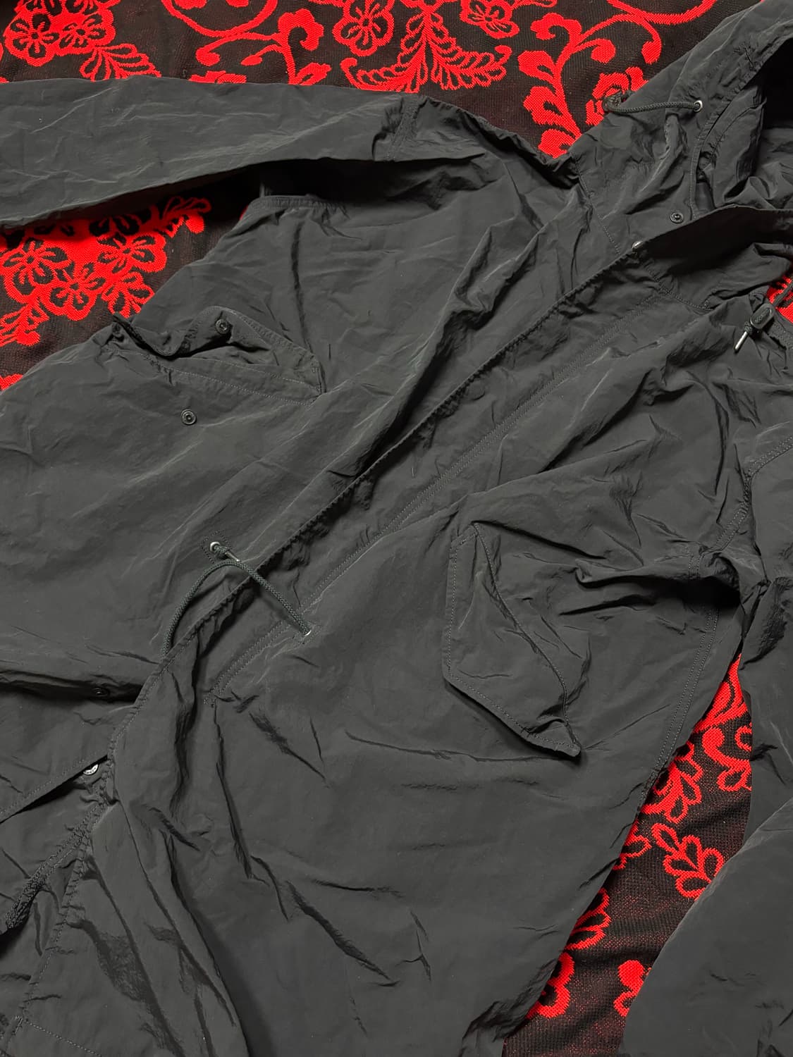 Fishtail Black-parka coat 상품이미지4