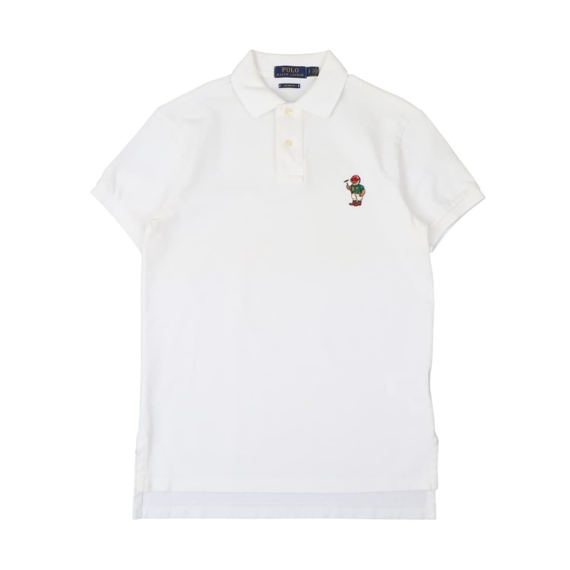 폴로 랄프로렌 화이트 폴로베어 pk 카라티 티셔츠 상품이미지1