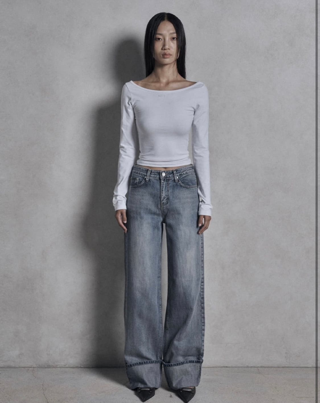 보헤미안서울 보트넥 베이직 슬리브 상품이미지1