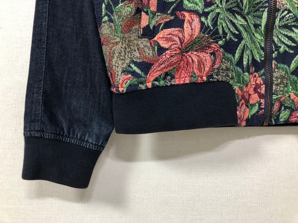 자라 남성 블랙태그 자카드 블라워 데님 블루종 자켓 _ M 상품이미지4