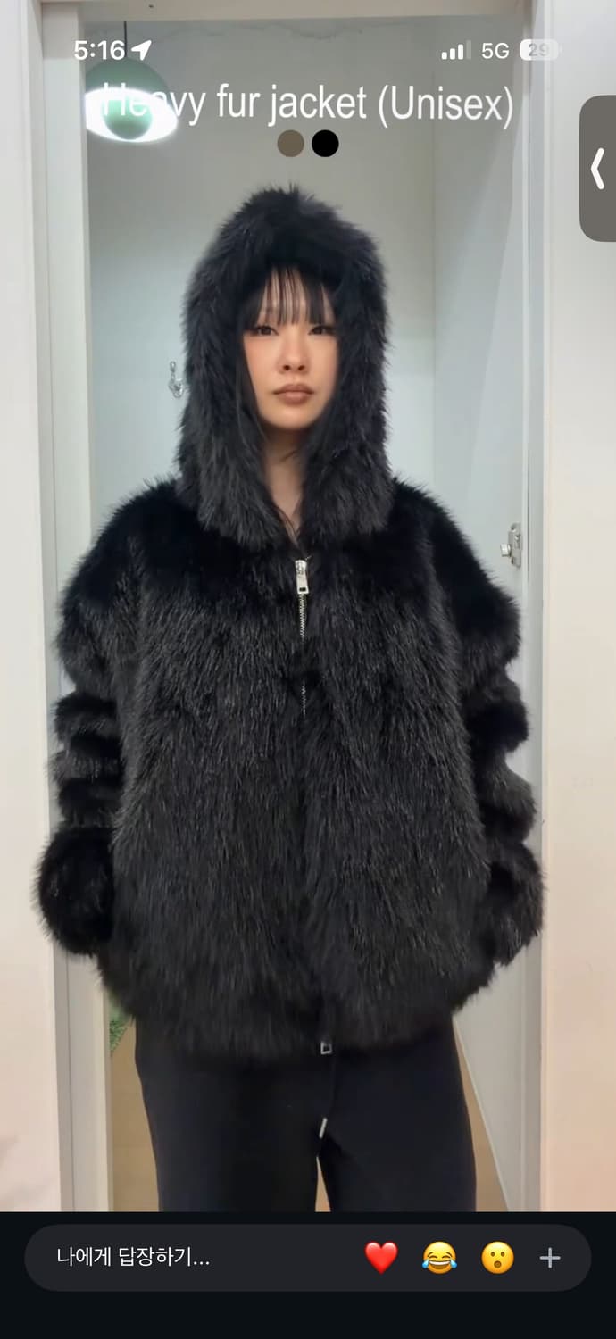 blobby 누빔 후드 퍼자켓 unisex 상품이미지2