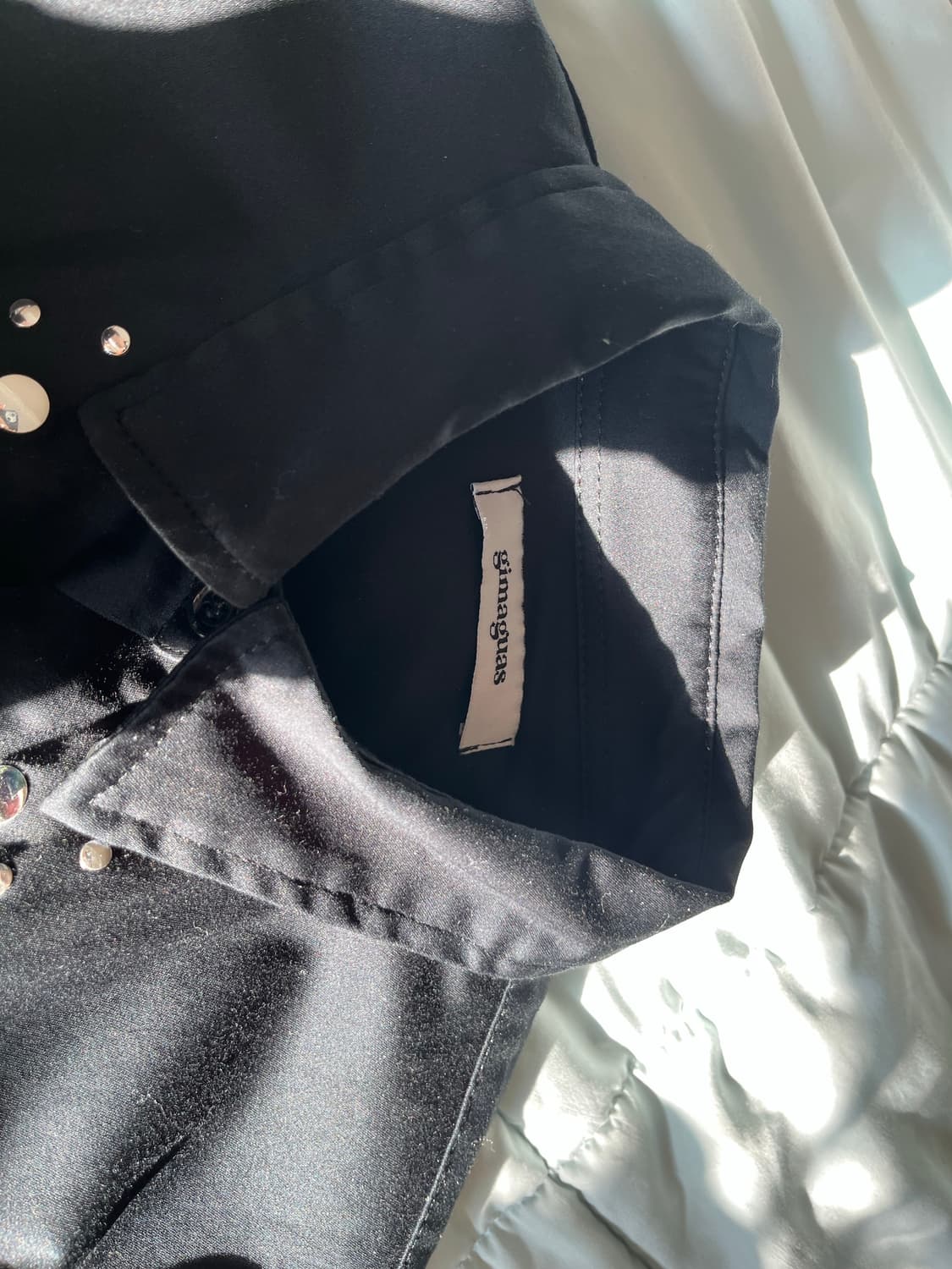 [s] 기마구아스 sky stud 셔츠 블랙 상품이미지6