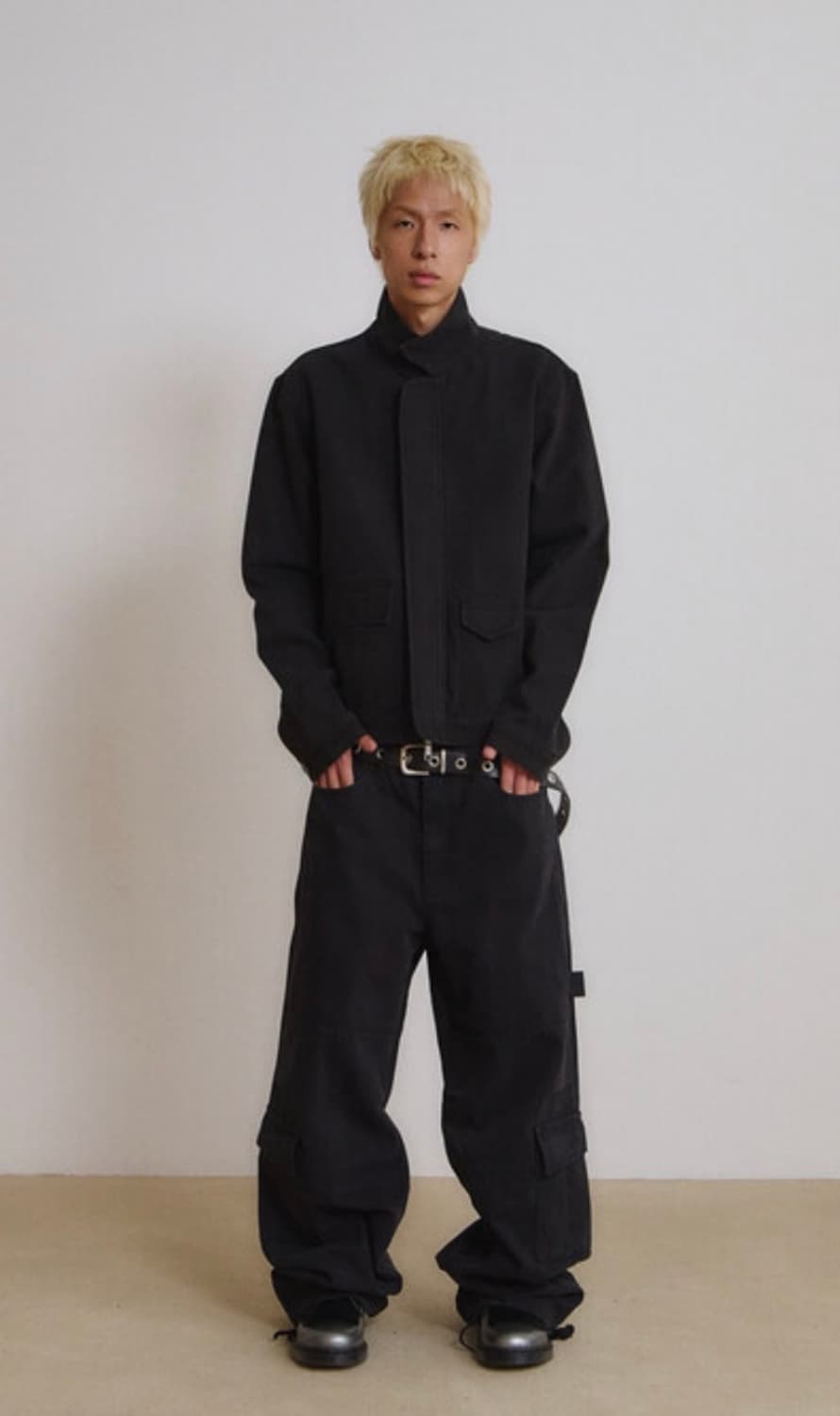 9999아카이브 하이넥 포켓 자켓 black 2size 상품이미지2