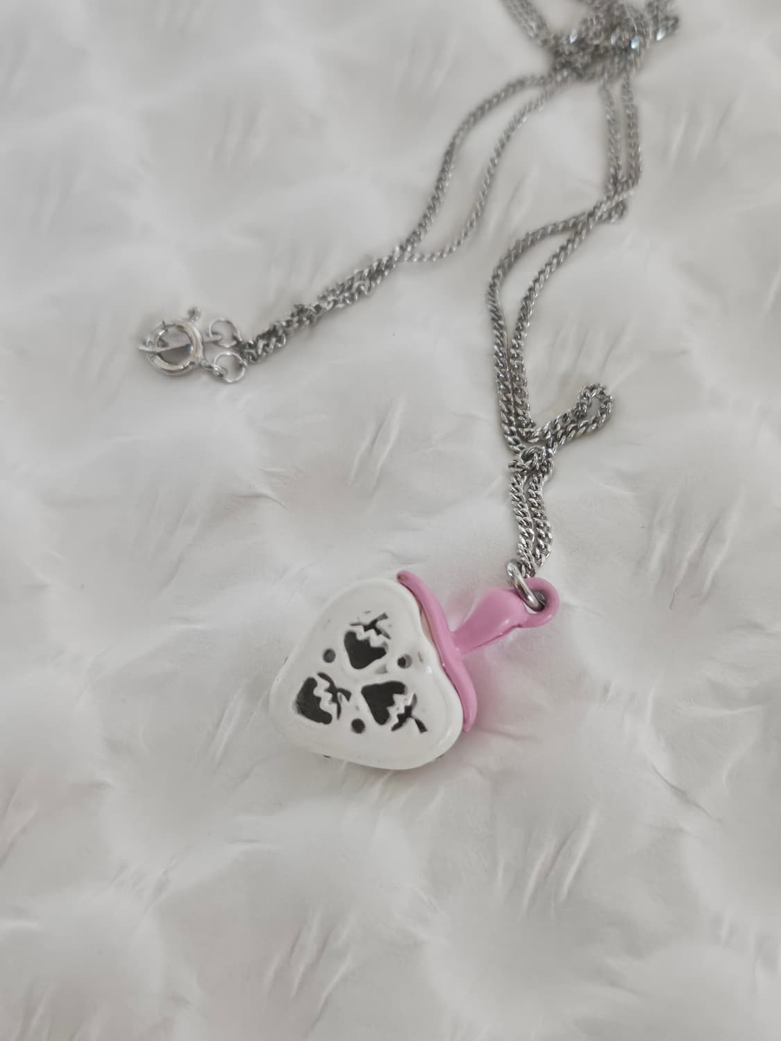 925실버 디올 정품 빈티지 업사이클링 목걸이 상품이미지2