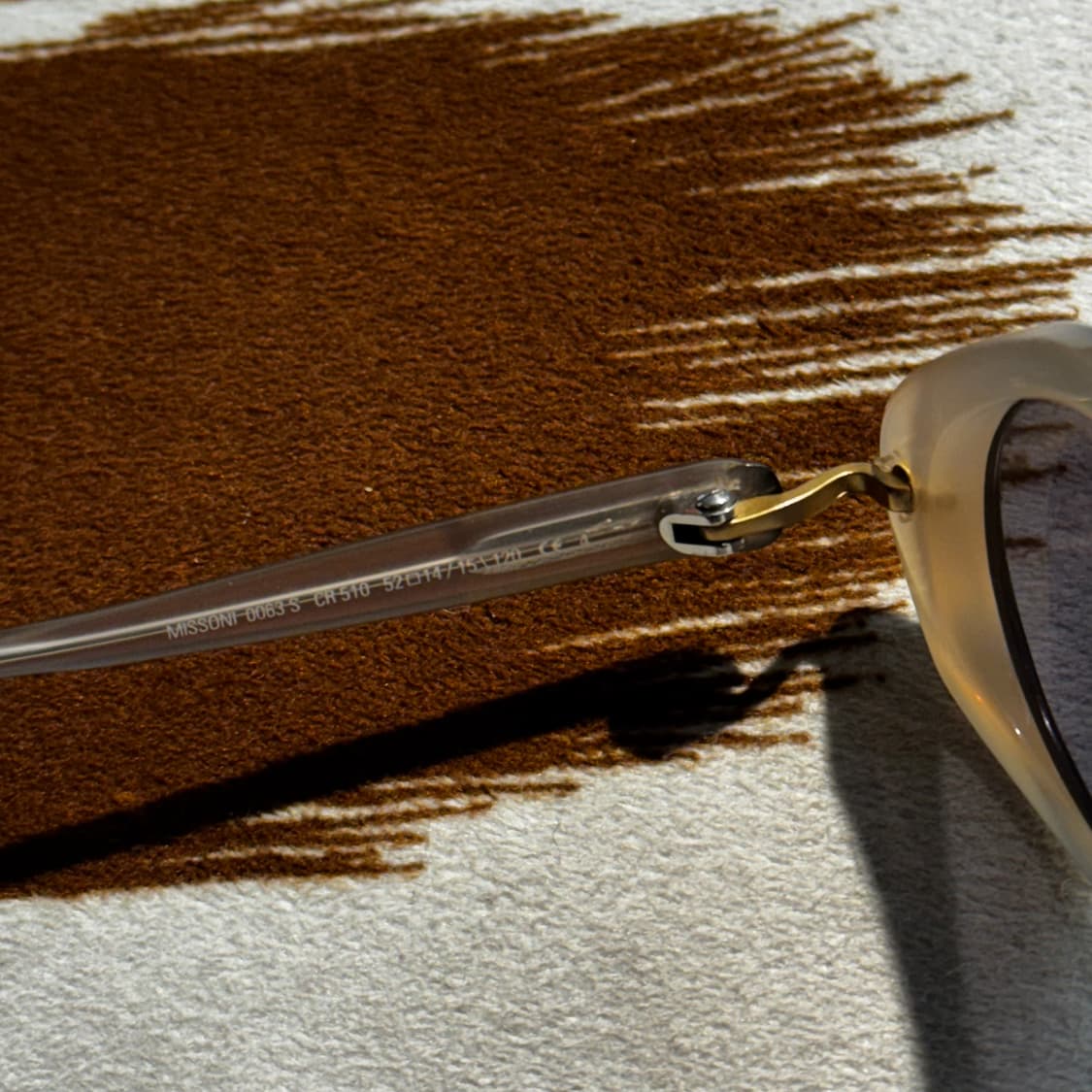 미쏘니 오벌 선글라스 베이지 (OS) 상품이미지7