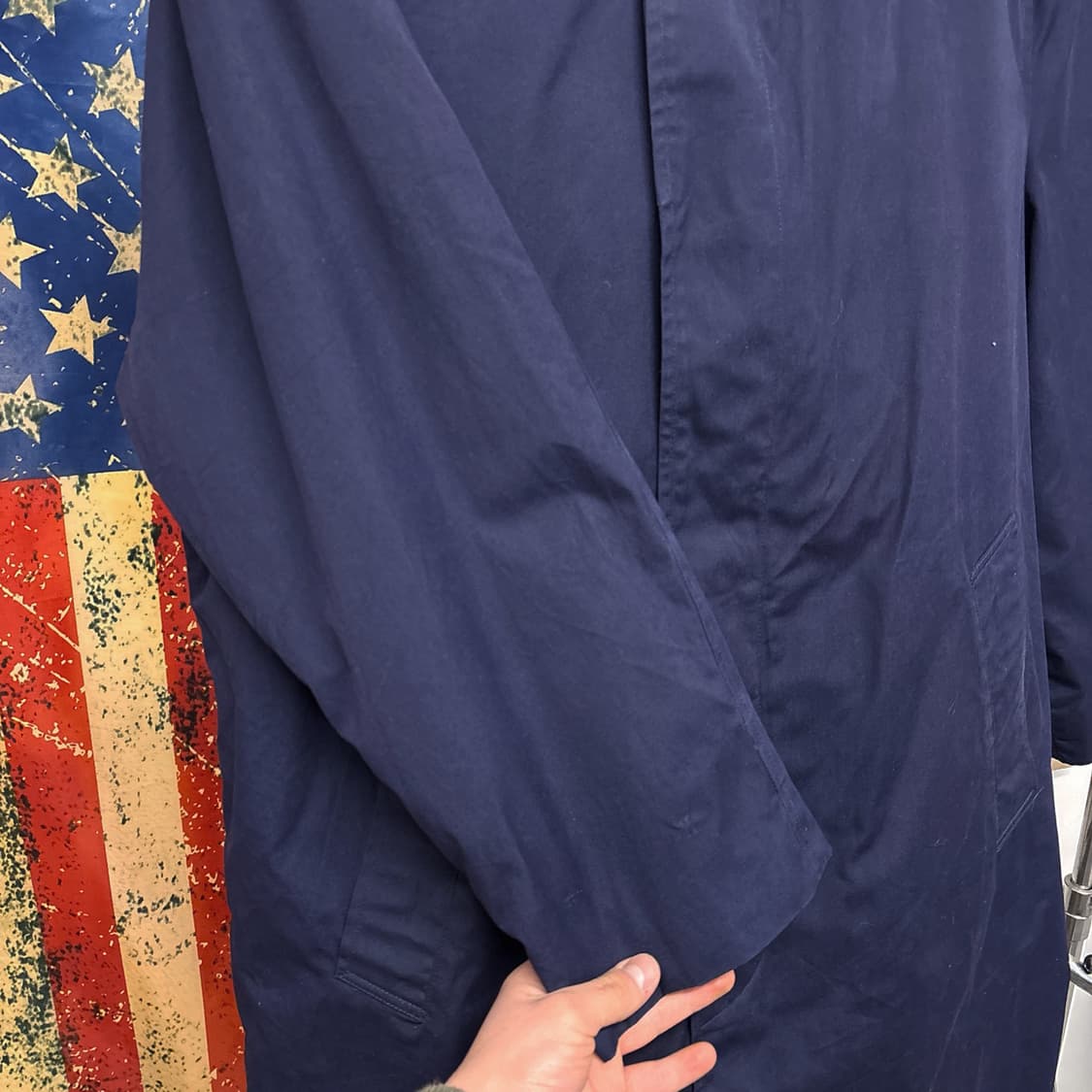 70s 오리지널 밀리터리 U.S 에어포스 올웨더 코트 내피탈부착 N488 상품이미지5