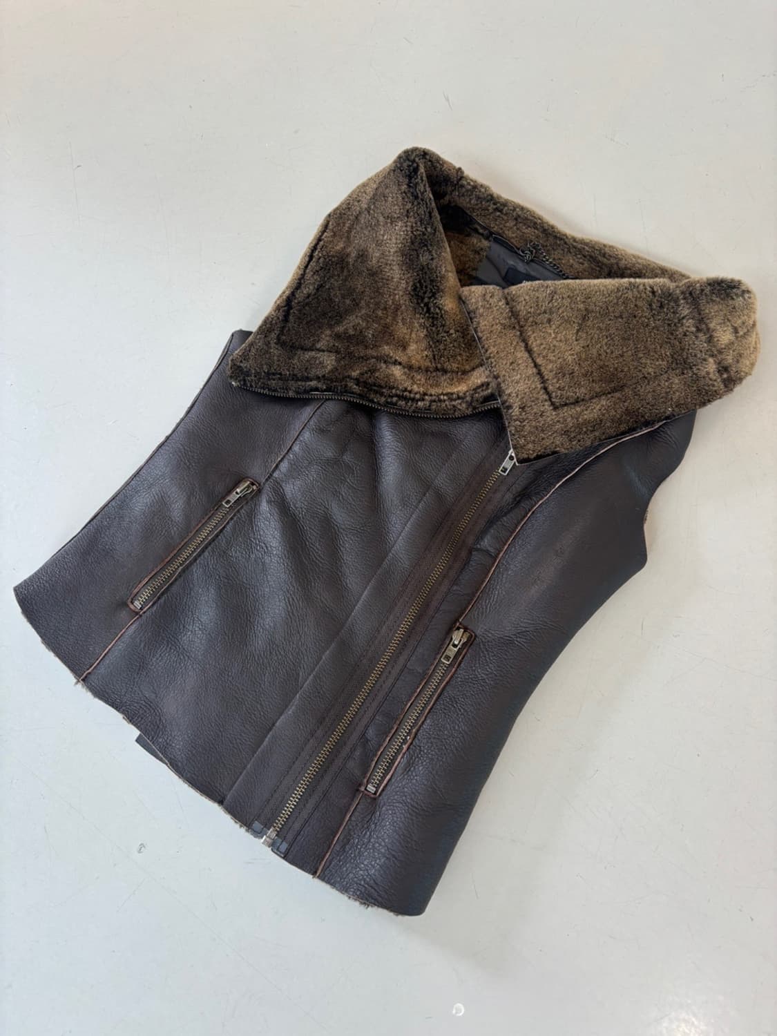 Muubaa Sheepskin Fur Vest 상품이미지4