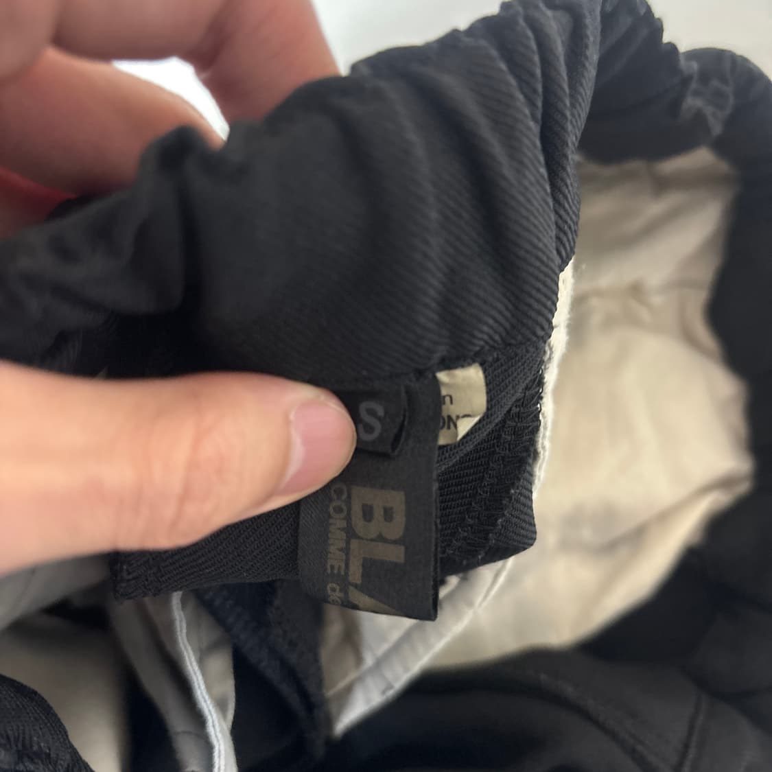 블랙 꼼데가르송 카고 트라우저 S사이즈 상품이미지4