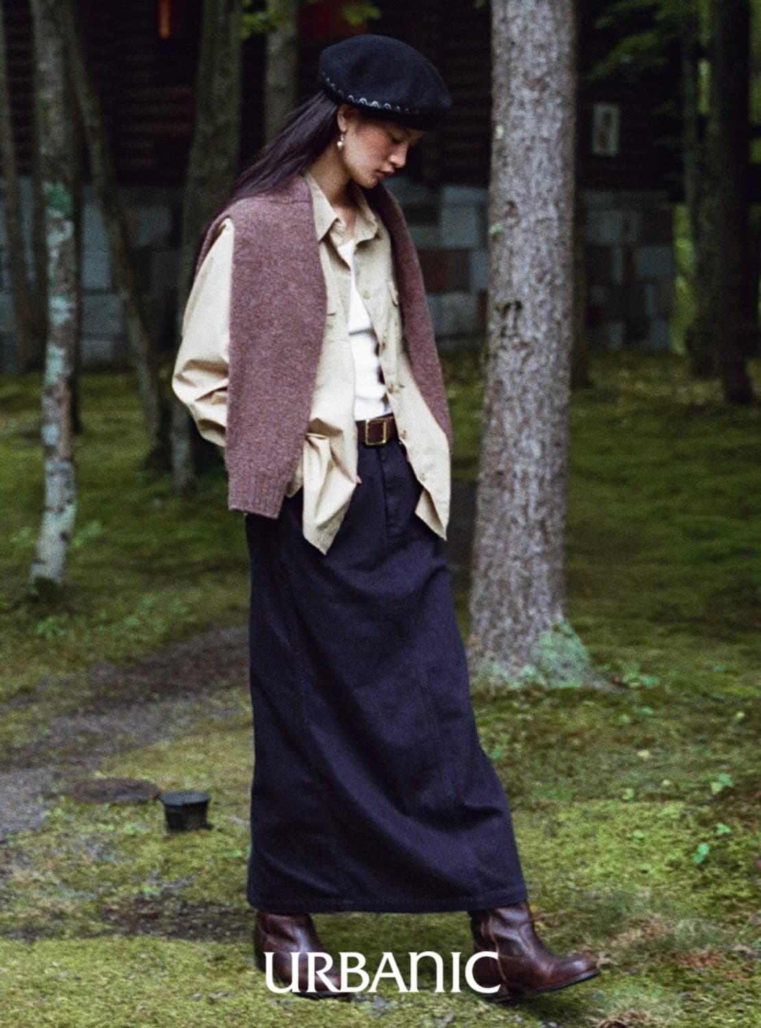 얼바닉 인디고 사파리 스커트 Indigo Safari Skirt 상품이미지2