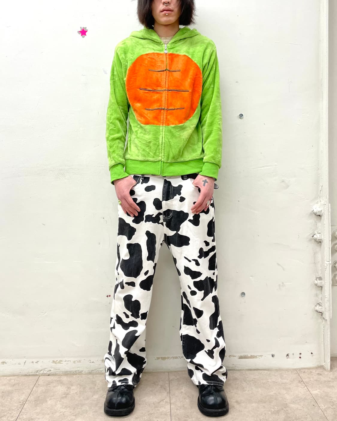 Turtle Fur Green Hood Zip-Up 상품이미지3