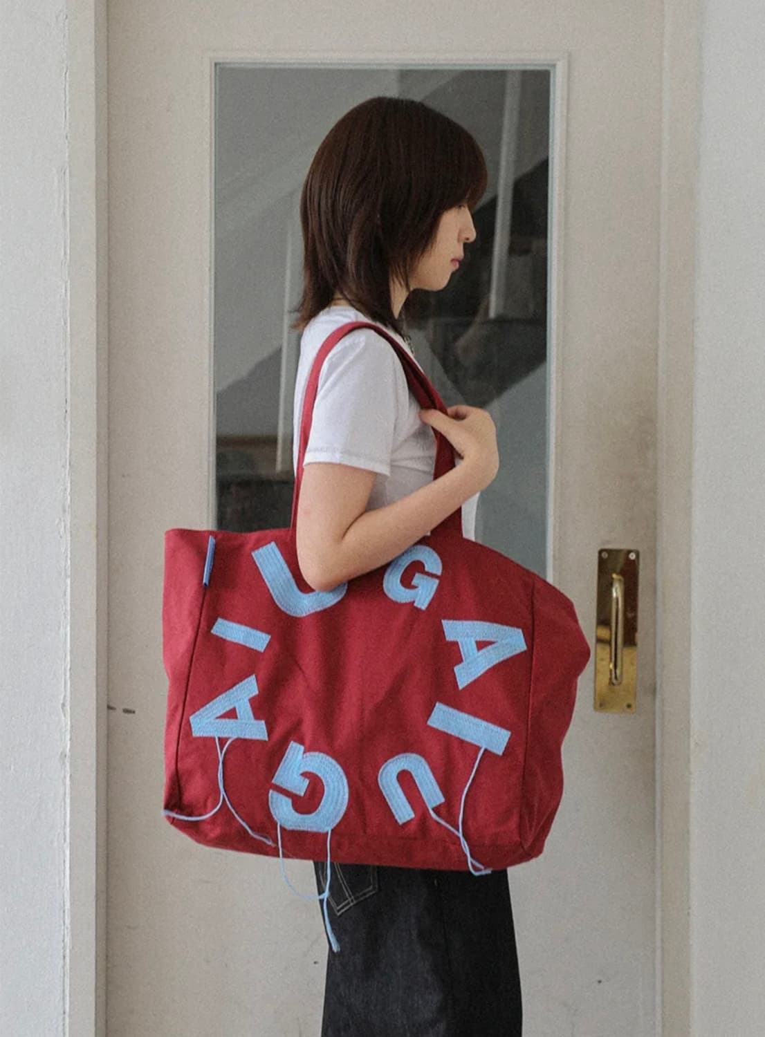 이우가마카라스 IUGA 빅쇼퍼백 새상품 상품이미지1