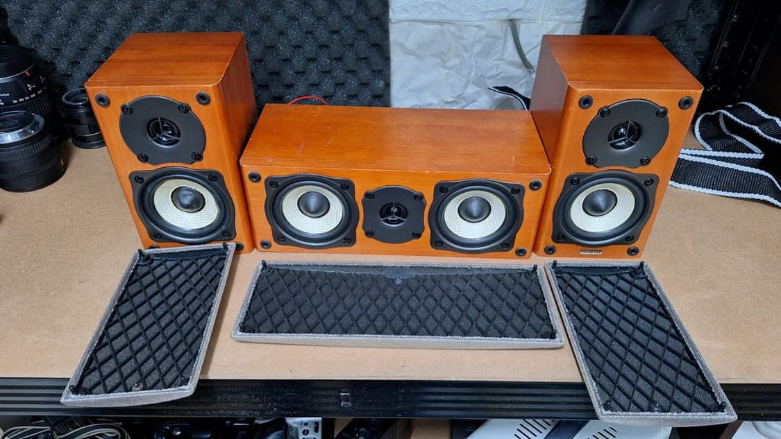 일본 온쿄 ST-V20XM & ST-V20XC 소형 빈티지 감성 스피커  상품이미지2