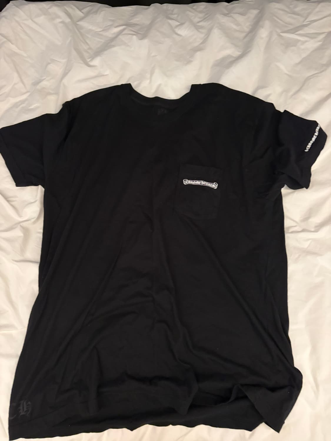 xxl)크롬하츠 스크롤 로고 반팔 상품이미지1