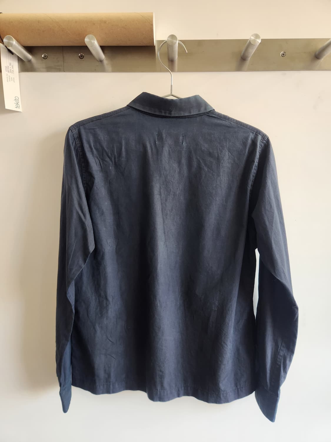 꼼데가르송 robe de chambre AD2001 비대칭 버튼 셔츠 상품이미지2