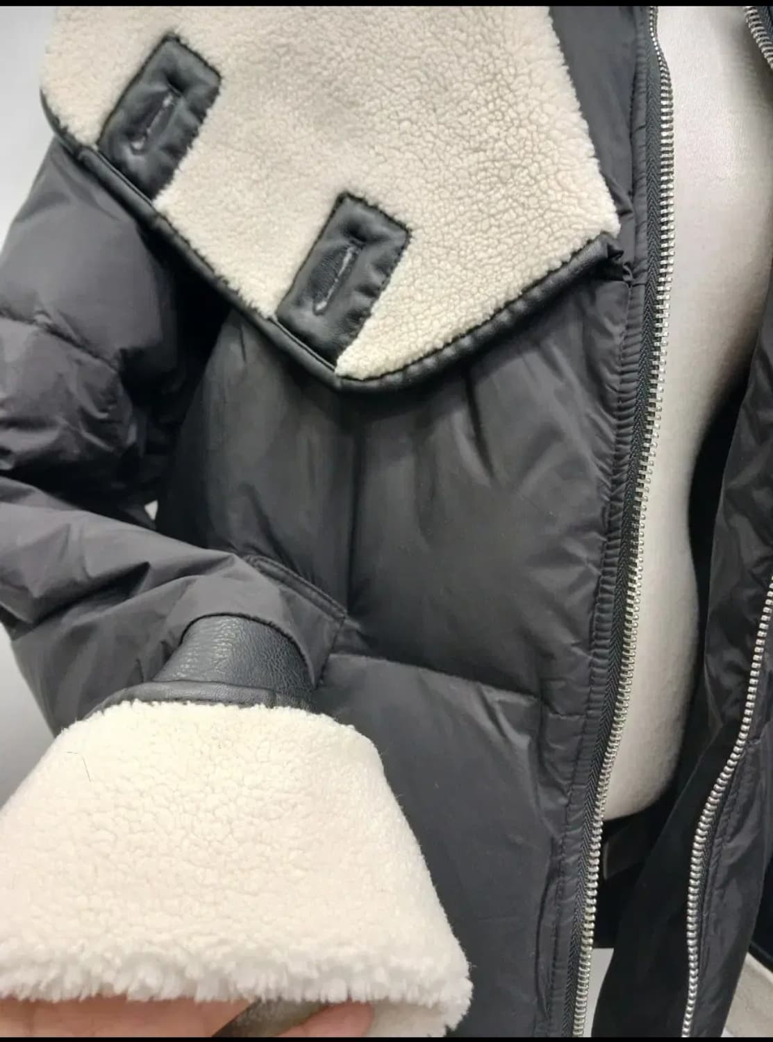 듀마르셀 양털덕다운 무스탕66. 77 상품이미지5