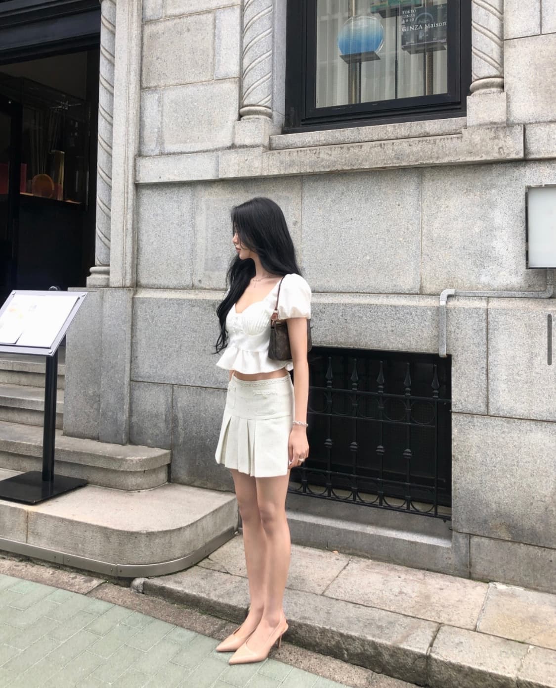 피브안 썸머 트위드 스커트 상품이미지3