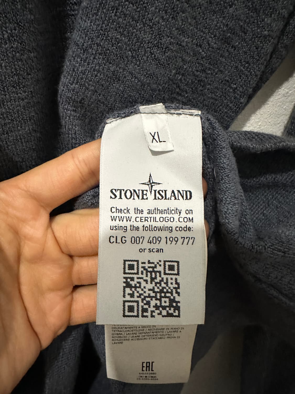 스톤아일랜드 라운드 니트XL 상품이미지5