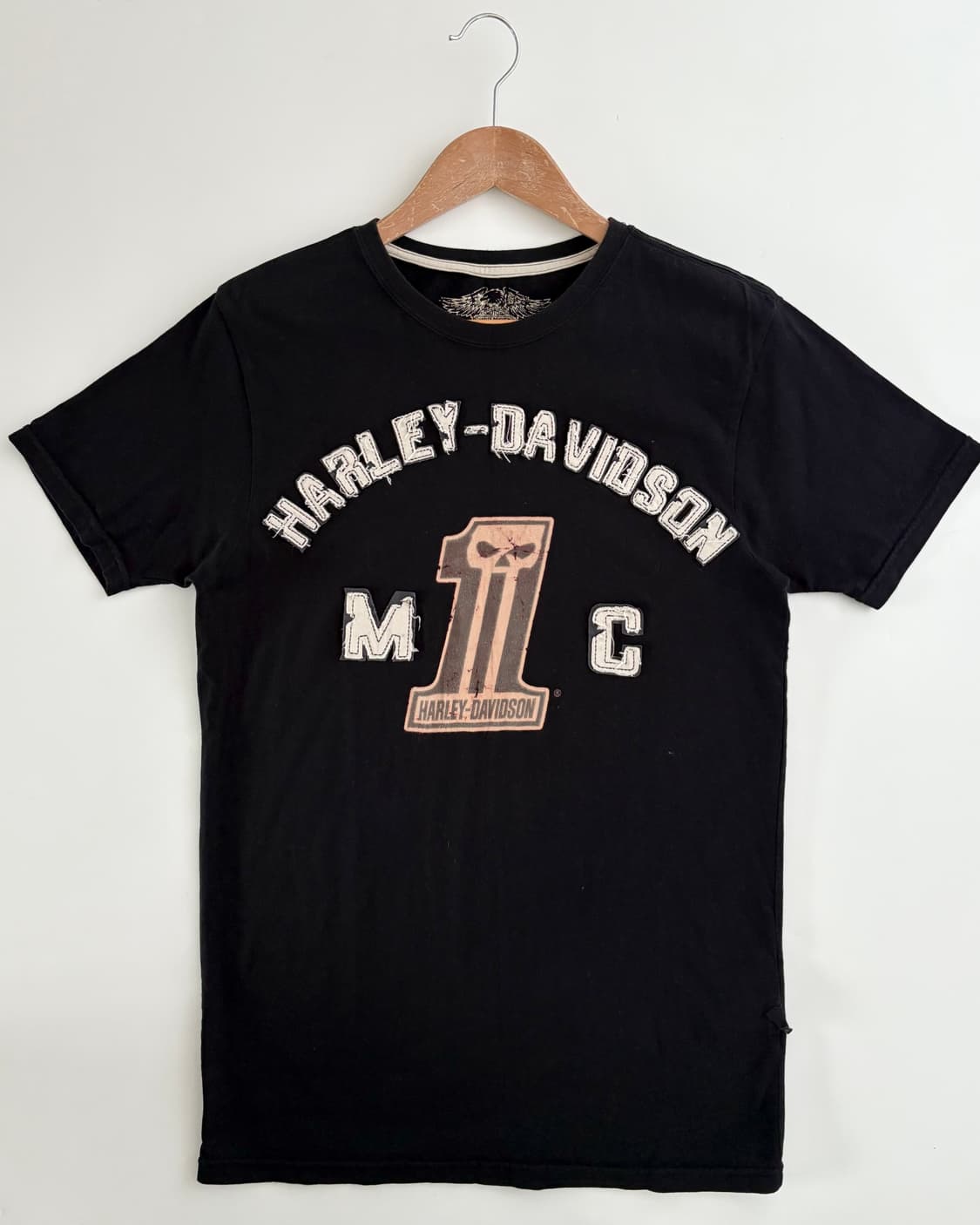 Harley-Davidson 할리데이비슨 블랙로고 반팔 티셔츠 상품이미지2