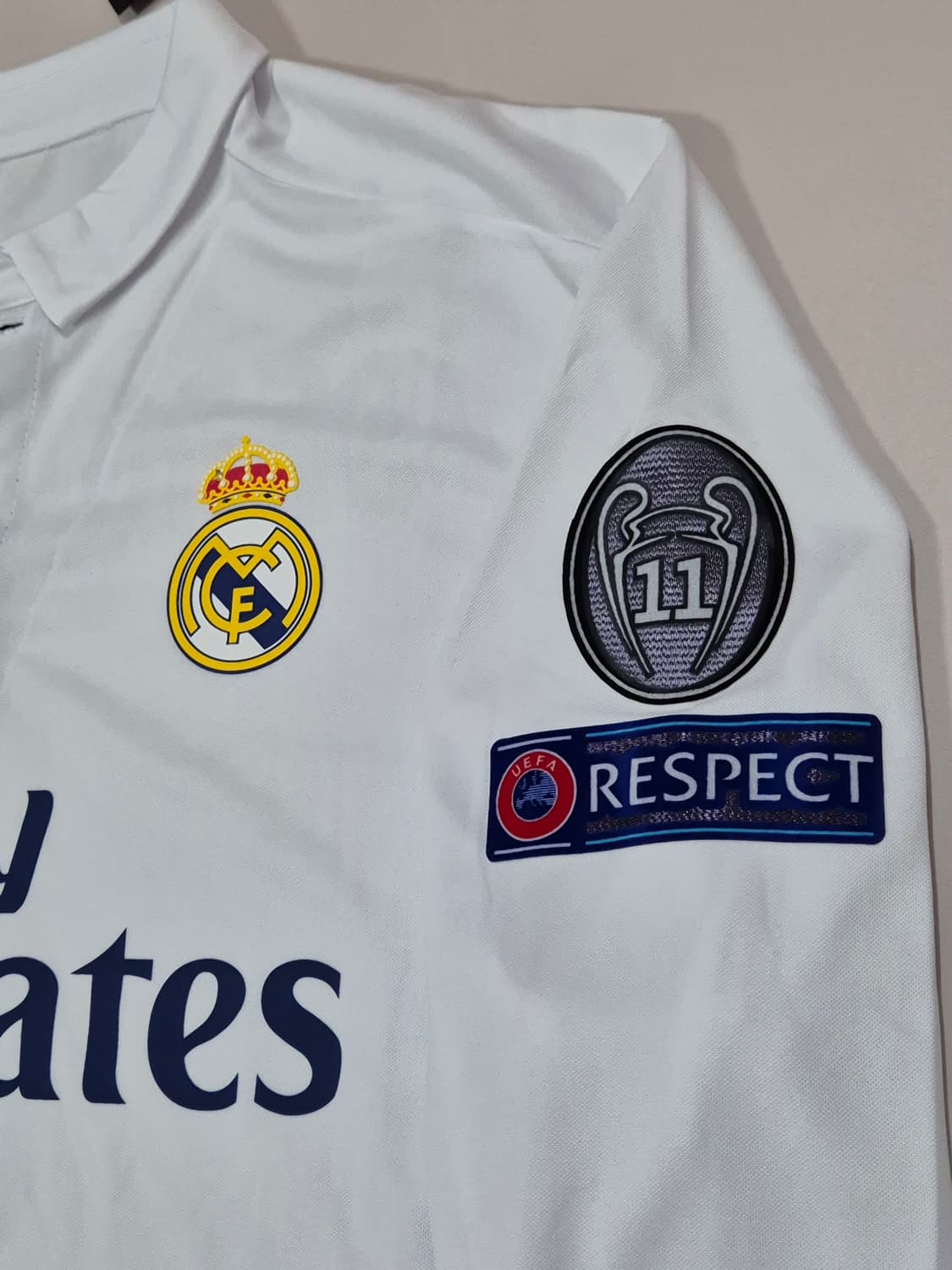 16-17 레알마드리드 홈킷 라모스 긴팔유니폼 XL 상품이미지5