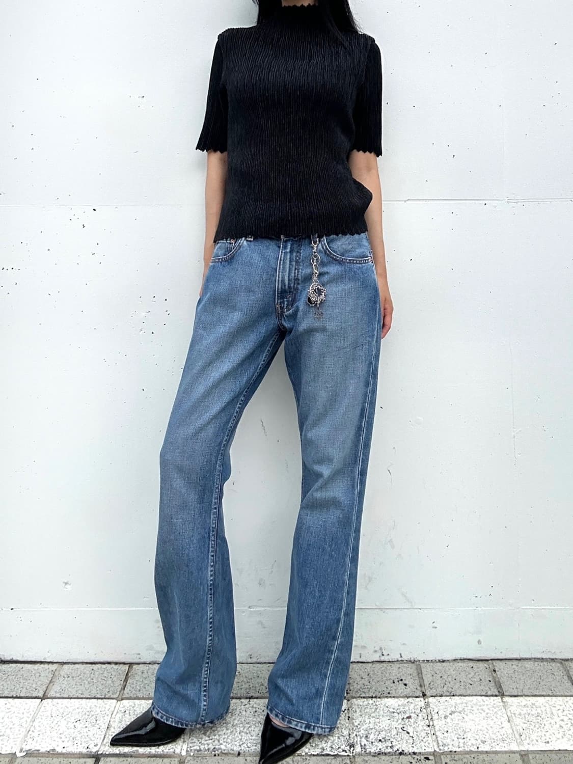 LEVI'S 550 seimi boots cut denim pants 상품이미지4