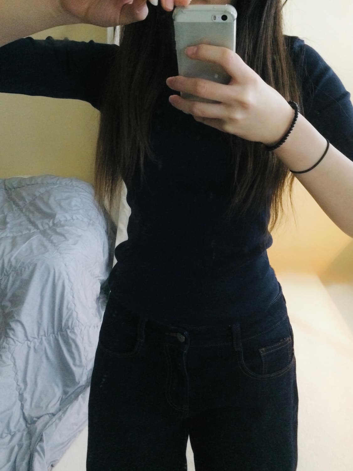 Navy 3/4 sleeve T 상품이미지5