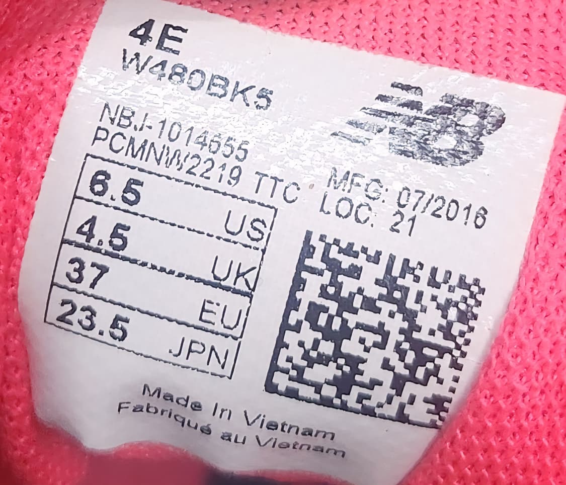 뉴발란스 480 스니커즈 235mm 상품이미지9