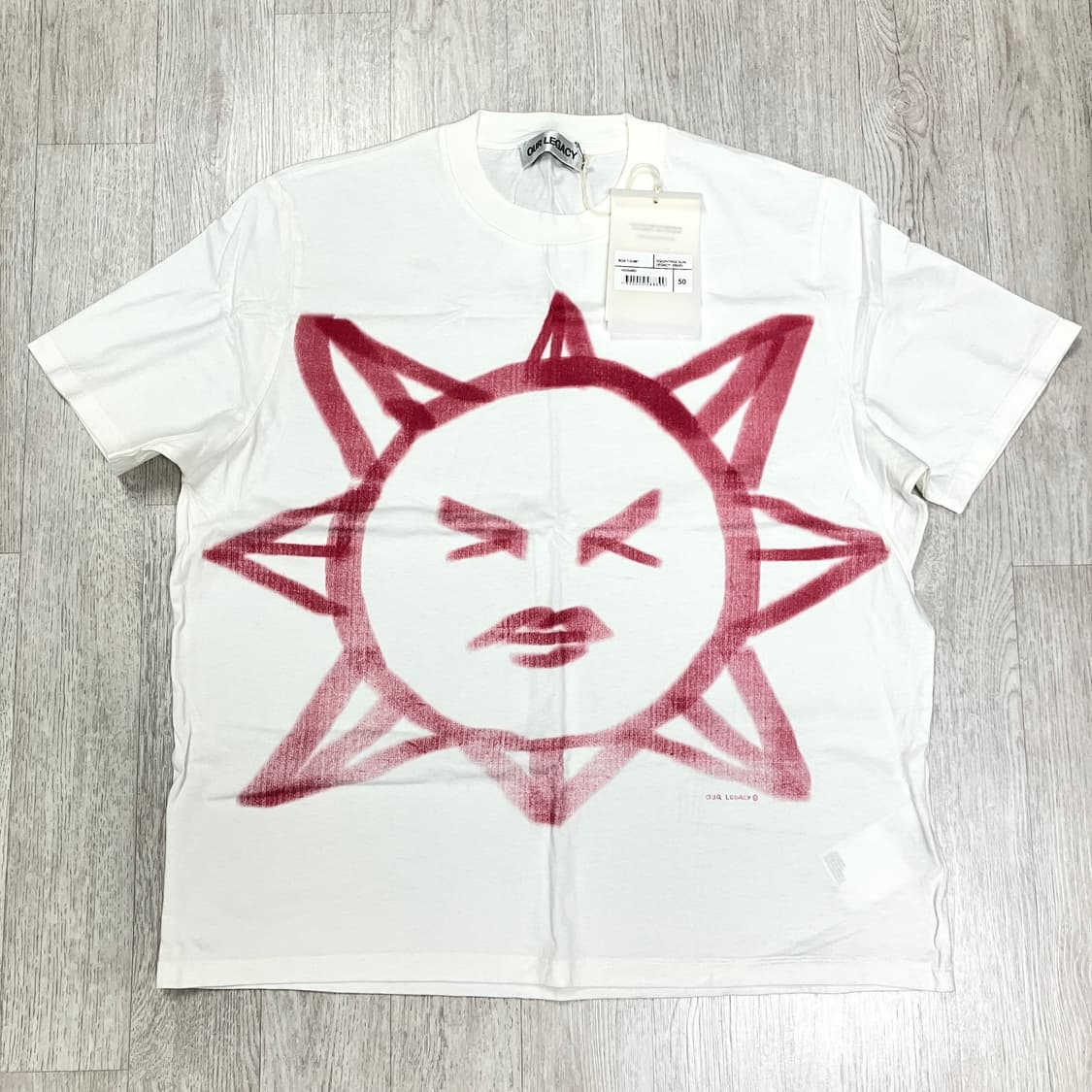 [50] 아워레가시 25ss 스퀸팅 선 박스 티셔츠 반팔 상품이미지4