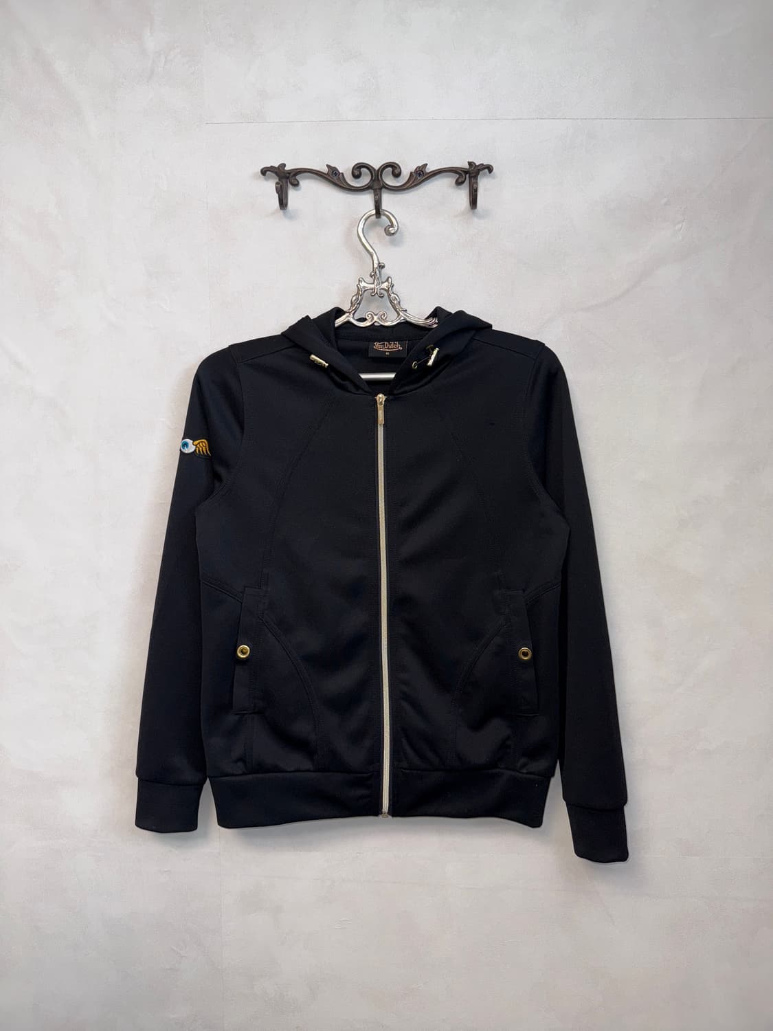 Von Dutch black cubic logo hood zipup  상품이미지1