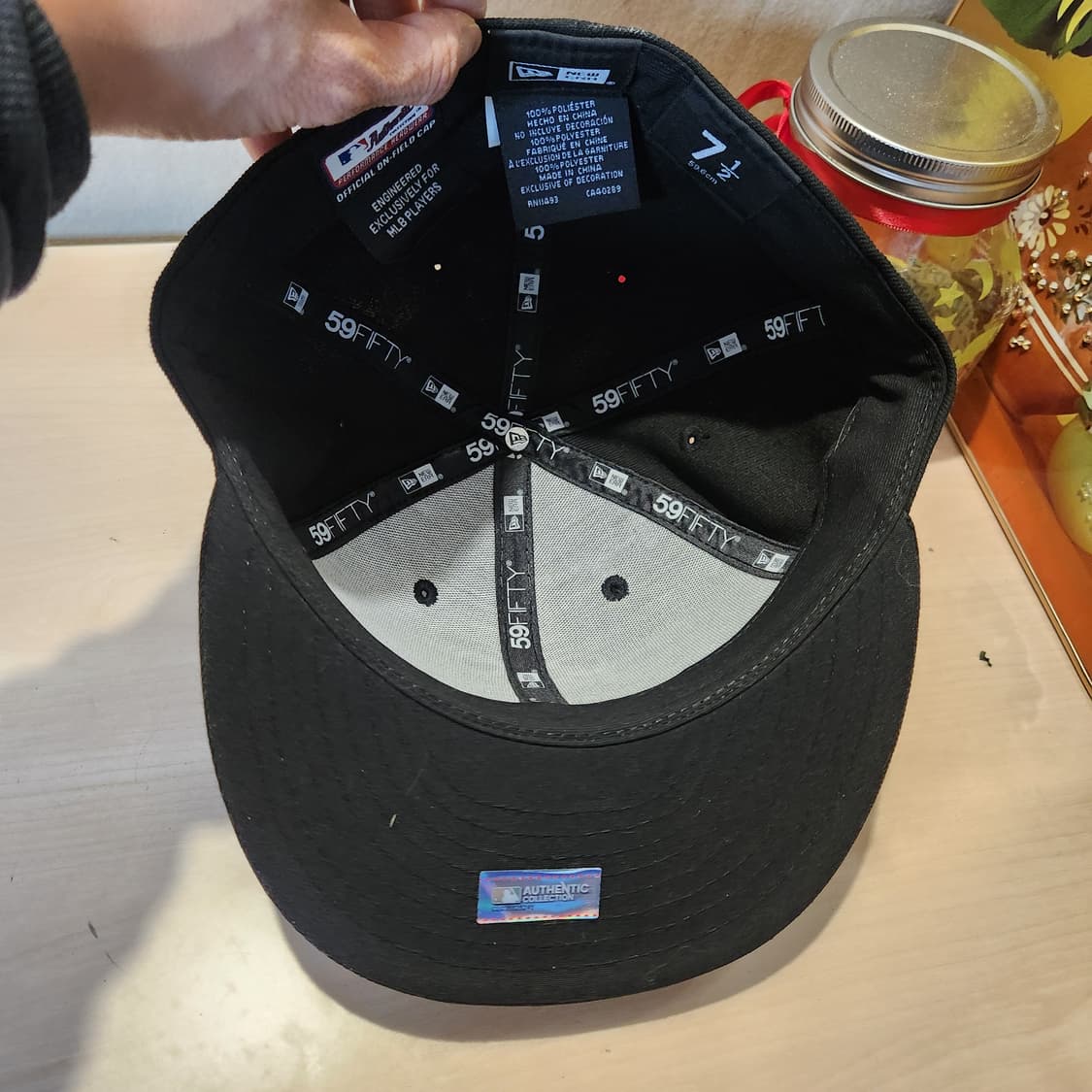 NEW ERA 59FIFTY 시카고 화이트삭스 블랙 온필드 캡 7 1/2 상품이미지5