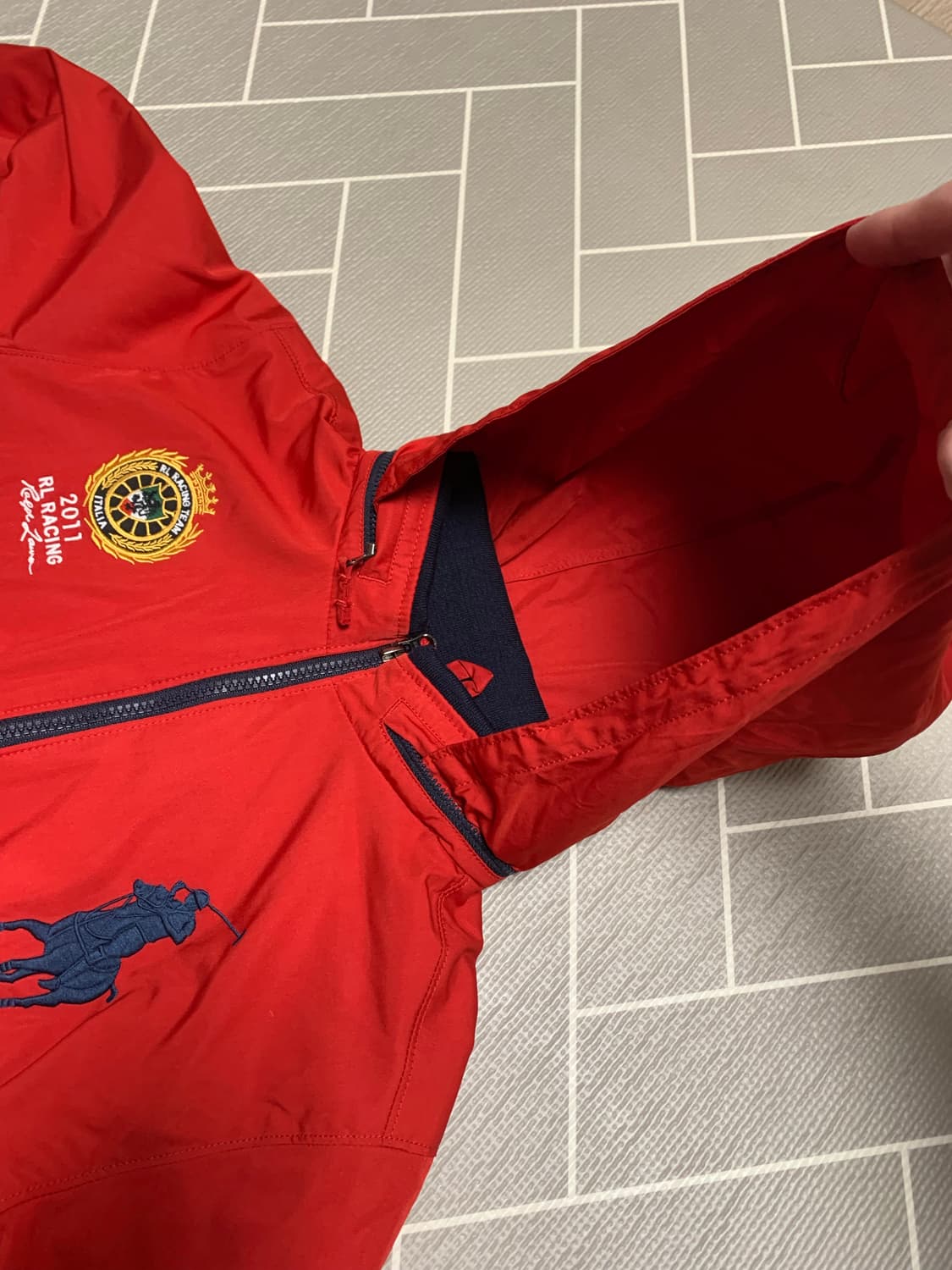 폴로 빅포니 레이싱팀 자켓 레드 상품이미지5