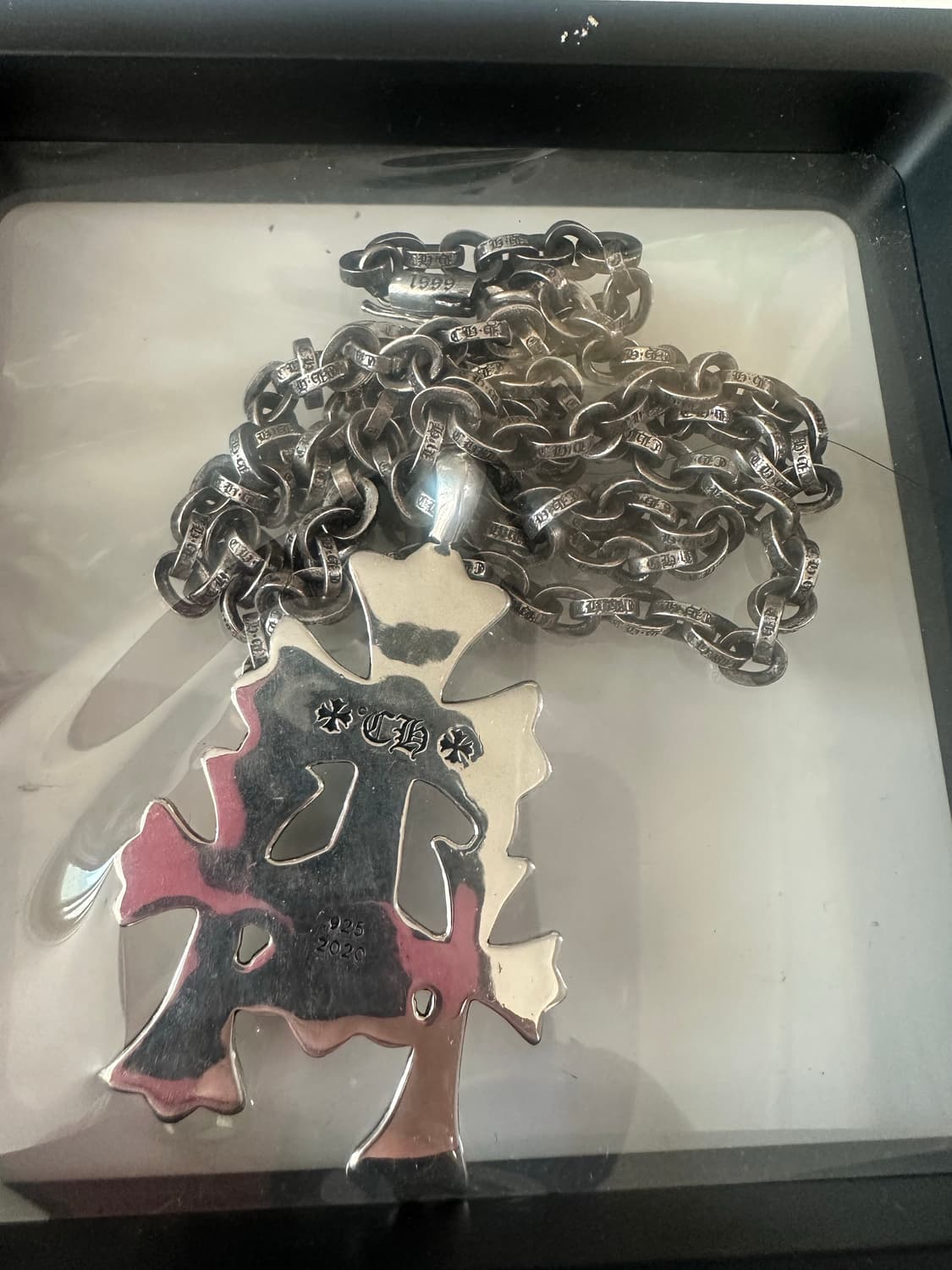 크롬하츠 3ch 트리플크로스 참+페이퍼체인24인치 상품이미지2