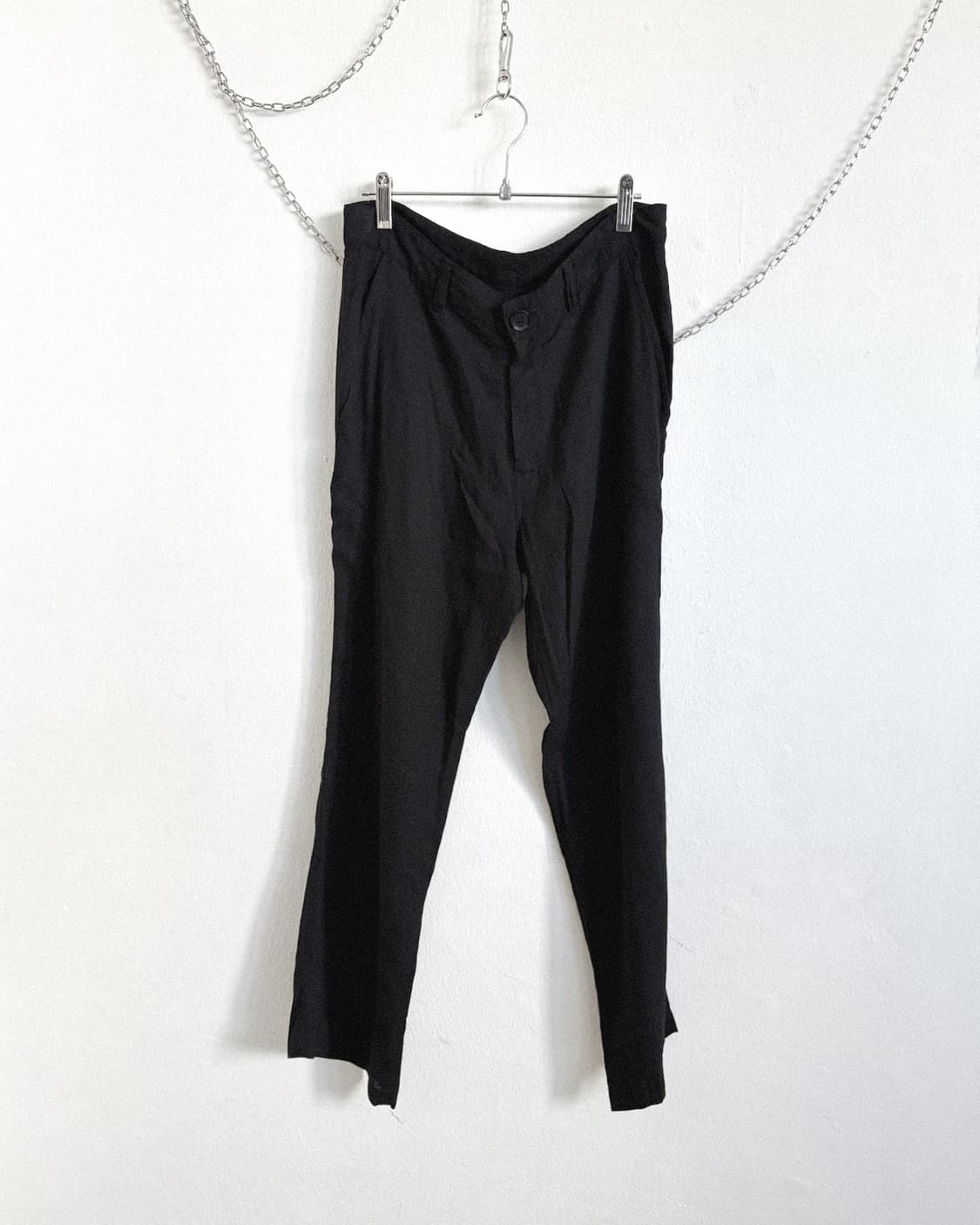 요지야마모토 와이즈 레이온 드레이프 와이드 트라우져 상품이미지3