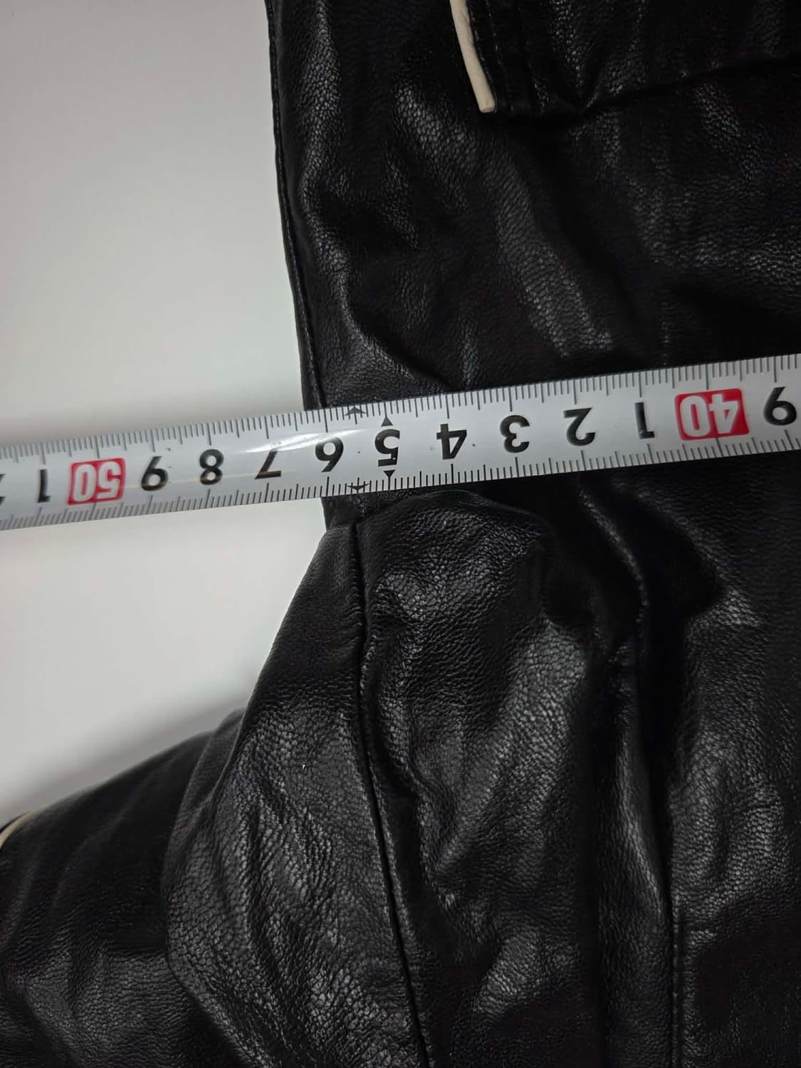 Lee 리 세미크롭 레더 자켓(S) 상품이미지8