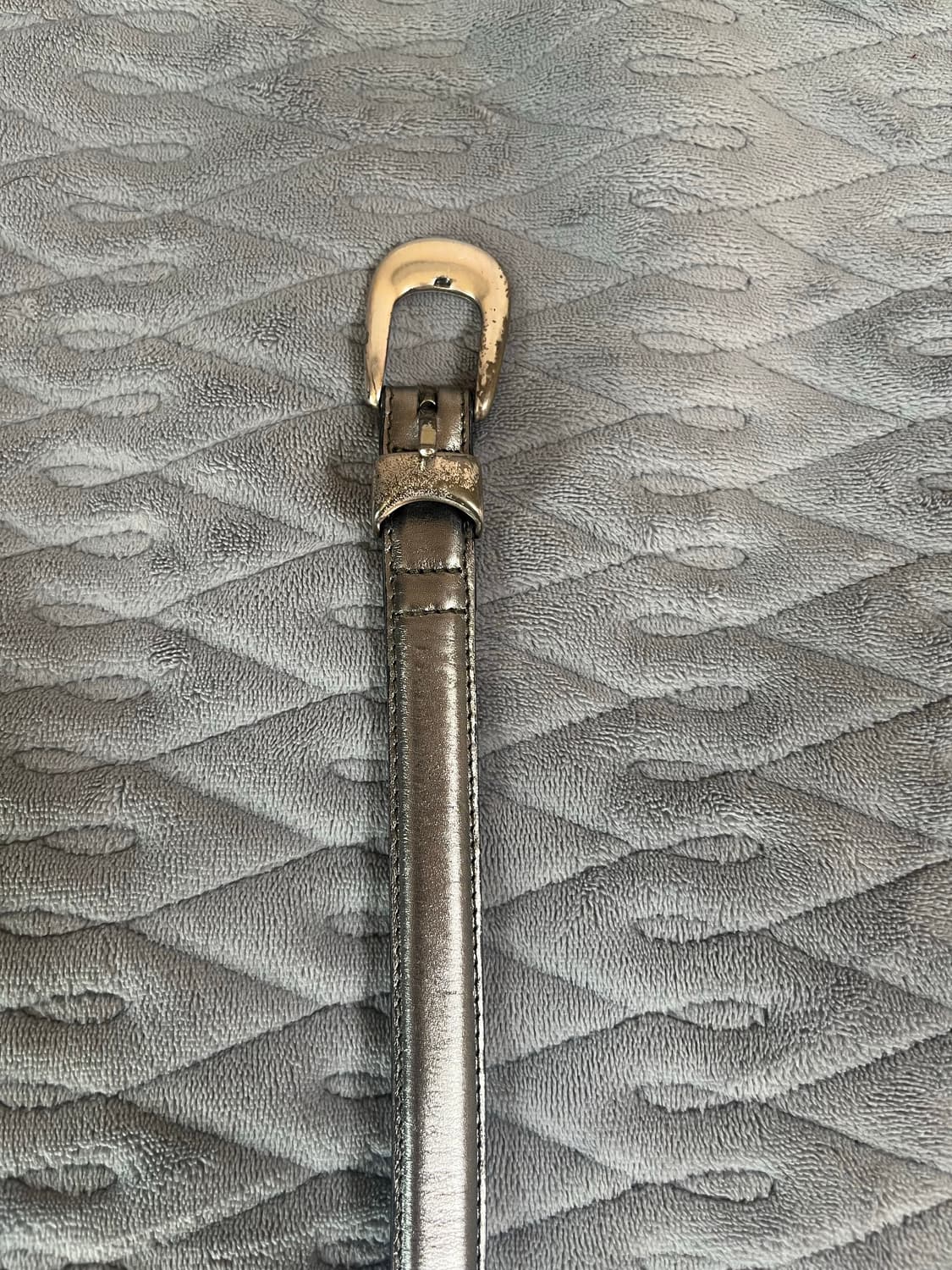 아워 레가시 2cm 벨트 쉐도우 크롬 레더 80 상품이미지5