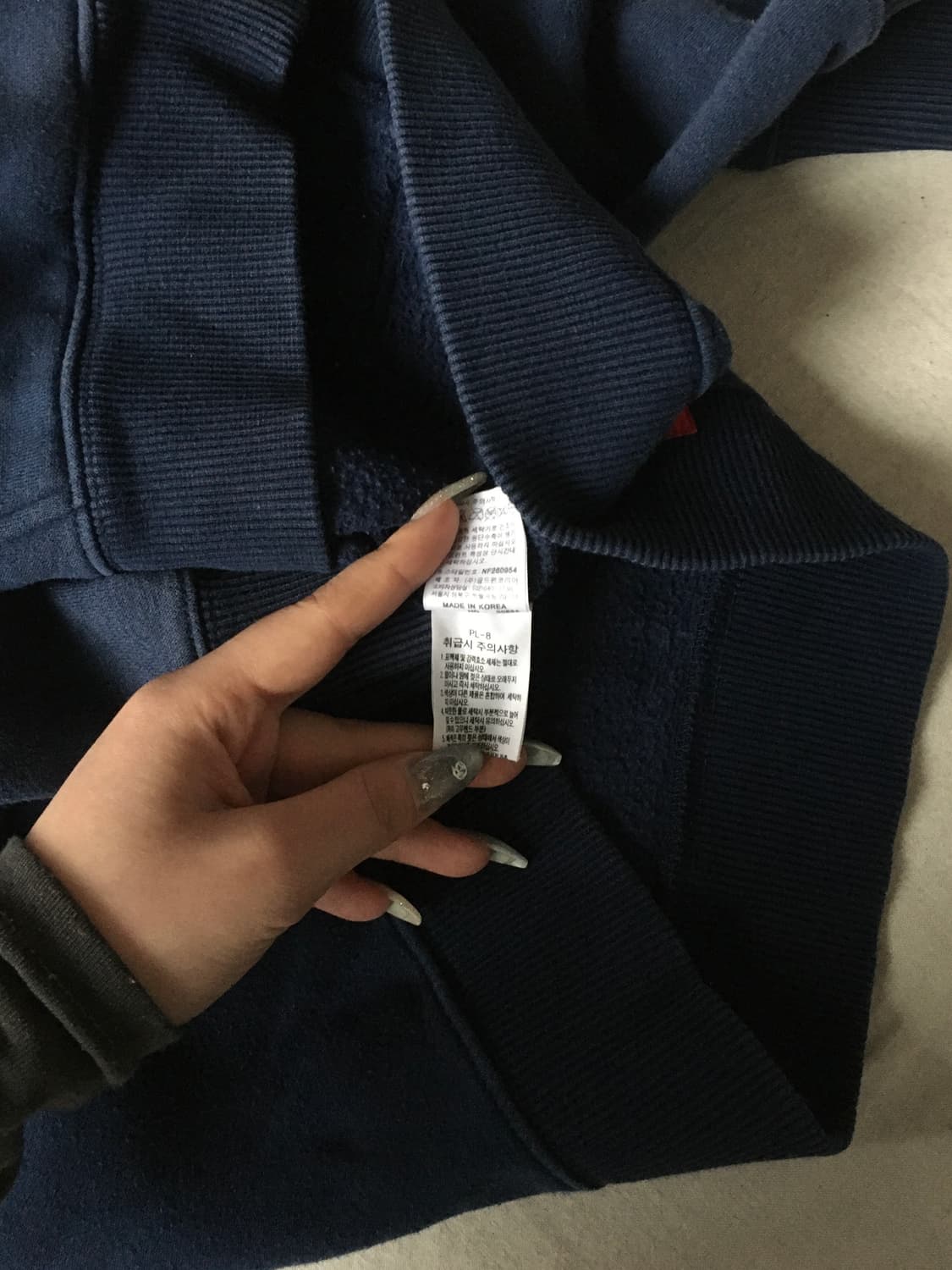 노스페이스 자수로고 후드집업 상품이미지6