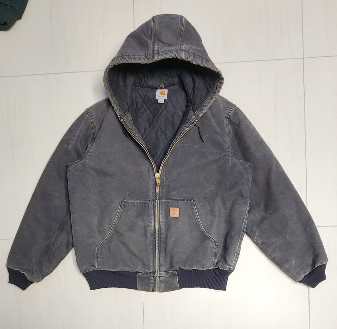 칼하트 j130 구버전 샌드스톤 액티브 자켓 blk L 상품이미지1