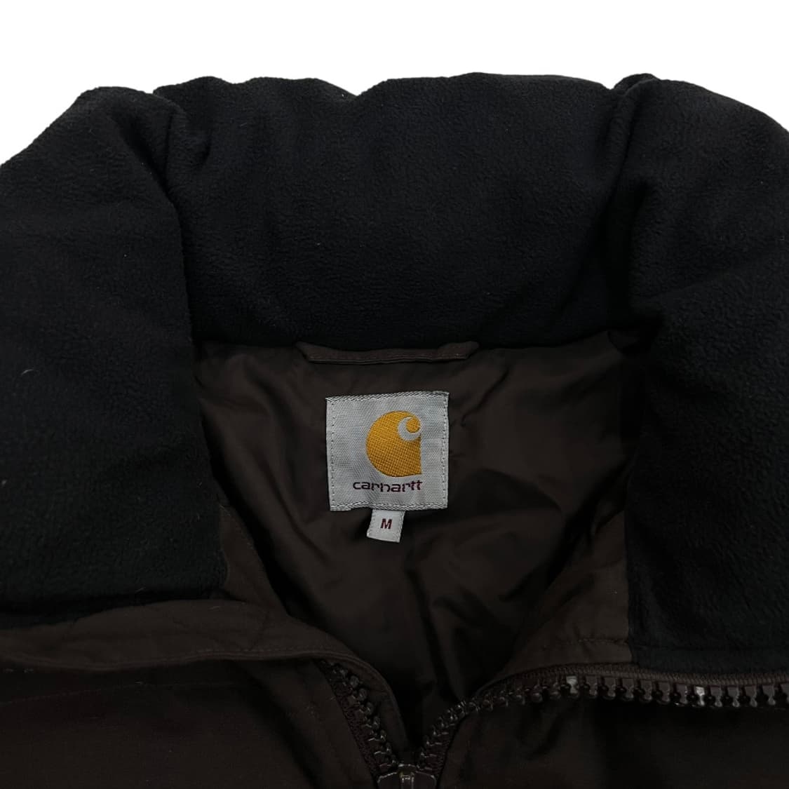 칼하트 미니로고 투웨이 브라운 패딩 M 상품이미지6