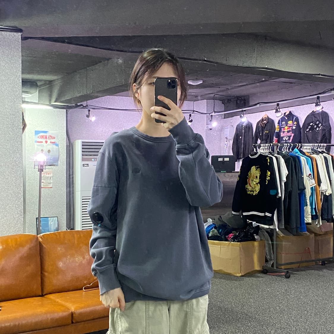 cp 컴퍼니 블루그레이 스웻 B2225 상품이미지1