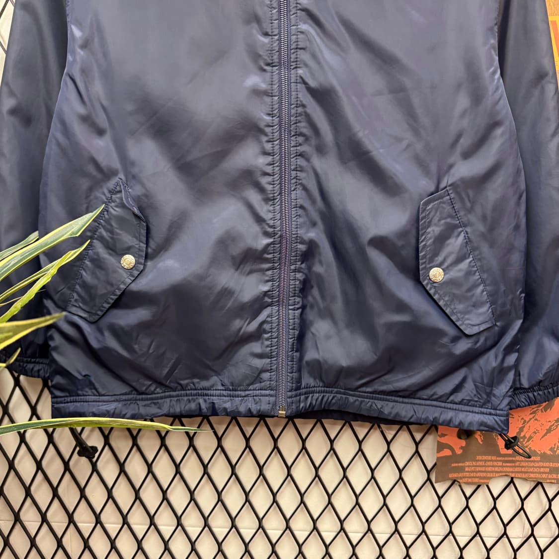 90s 폴로 랄프로렌 스포츠 코치자켓 안감 플리스 디테일 네이비 상품이미지4