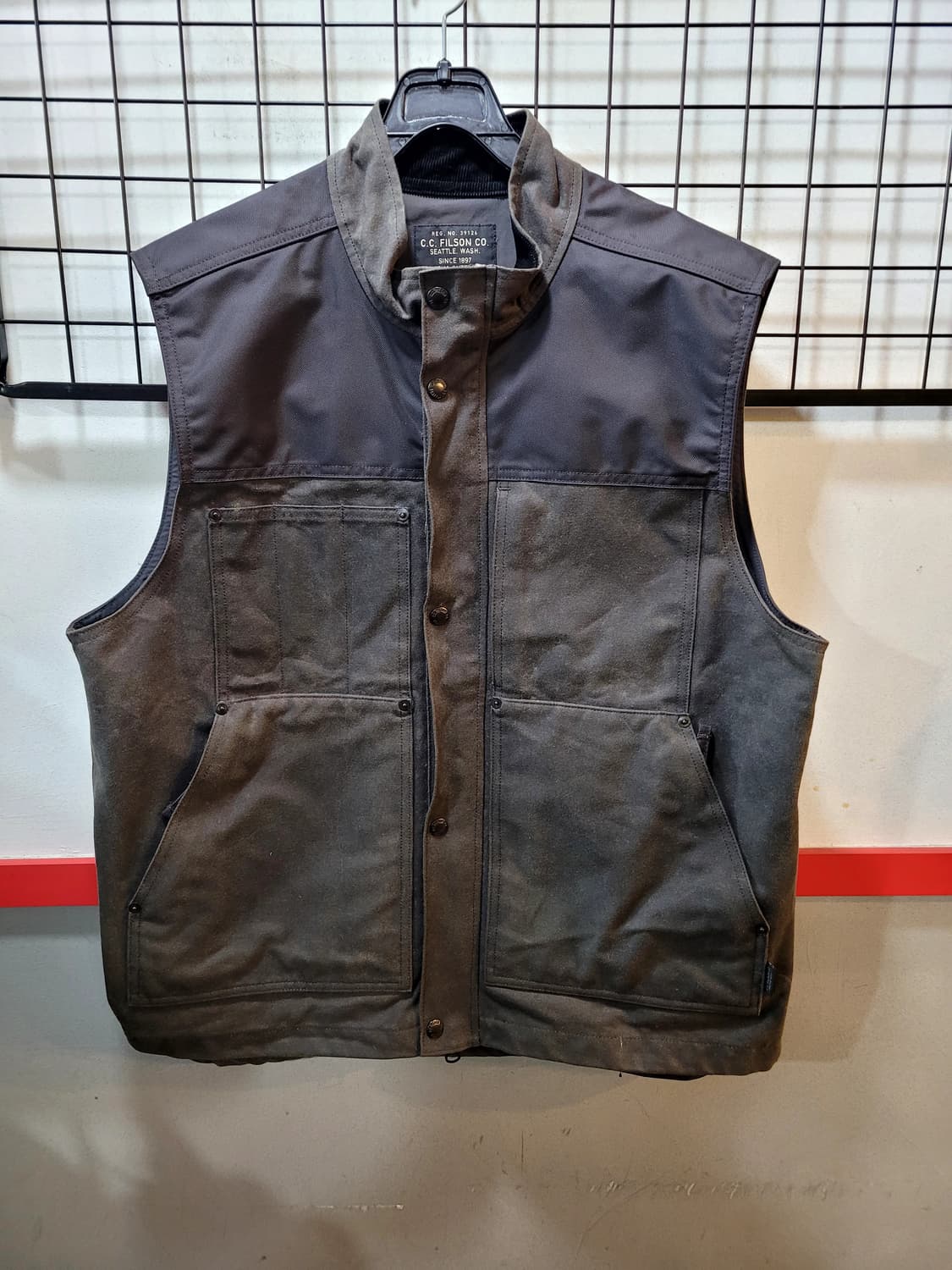 정품 FILSON 필슨 알칸 모토 캔버스 베스트  상품이미지1