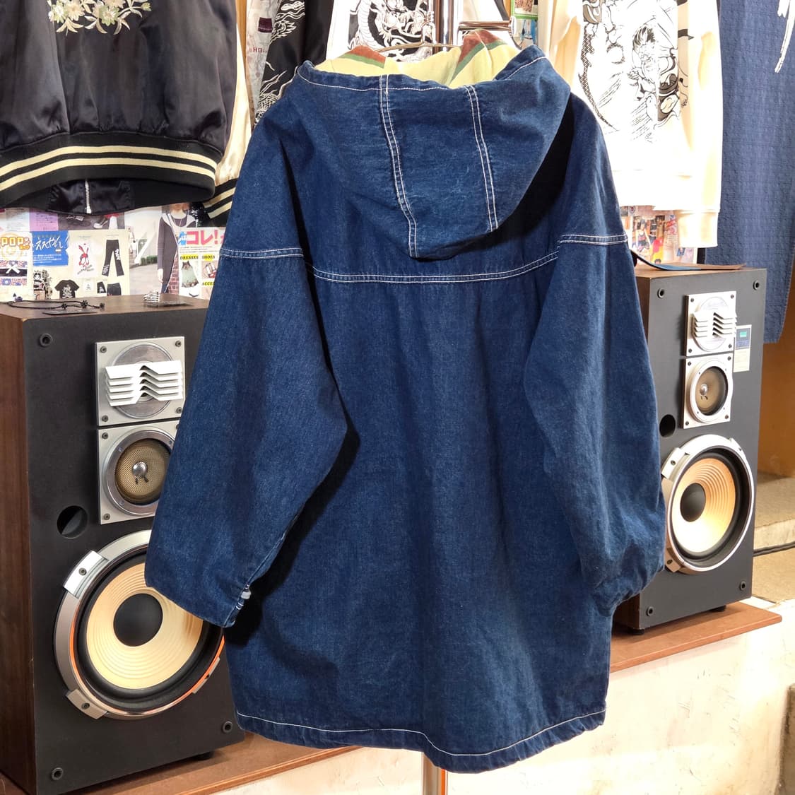 JPN 토글 떡볶이 후드 데님 자켓 상품이미지5