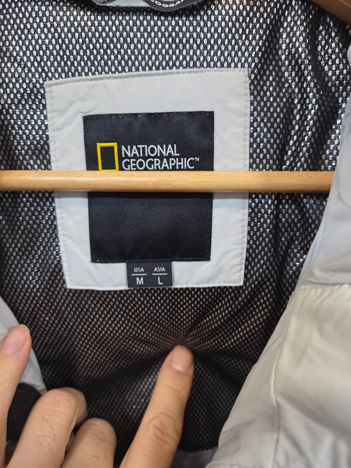 내셔널지오그래픽 푸퍼 구스다운 후드패딩 L 상품이미지3