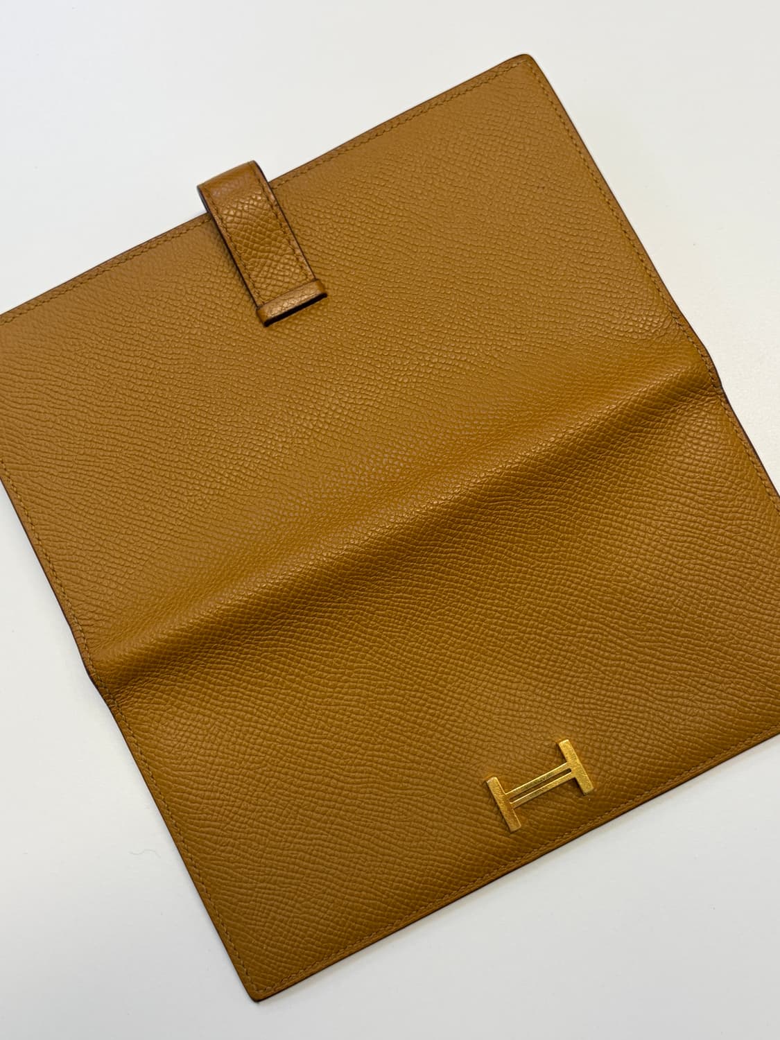 에르메스 베안 장지갑 비스킷 금장 Y각인 상품이미지4