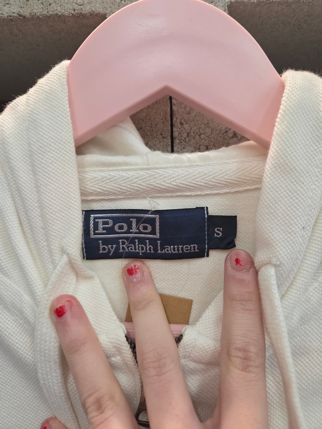 PRL 폴로 랄프로렌 화이트 빅 포니 후드집업 상품이미지7