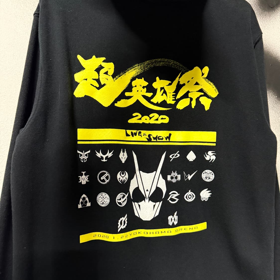 반다이 x 가면라이더 제로원 초영웅제 2020 빅 프린팅 집업 후디 상품이미지4